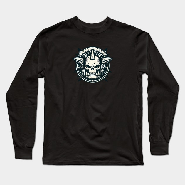 Ork Icon Long Sleeve T-Shirt by TaevasDesign